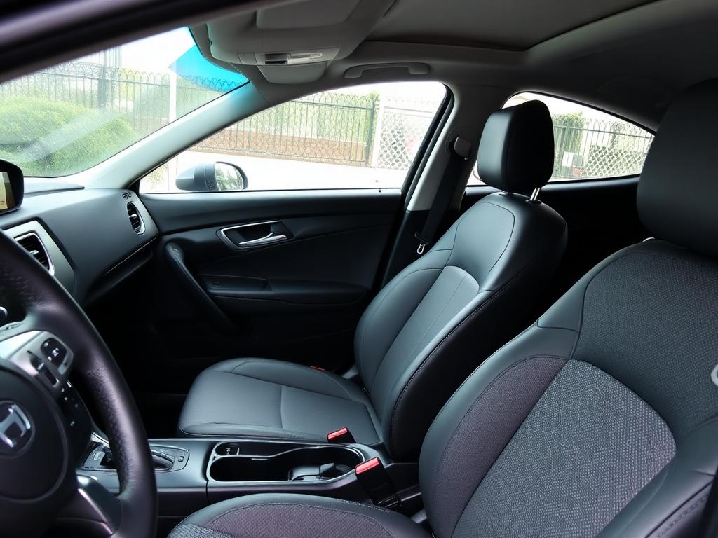 Spotless car interior after a full interior detail