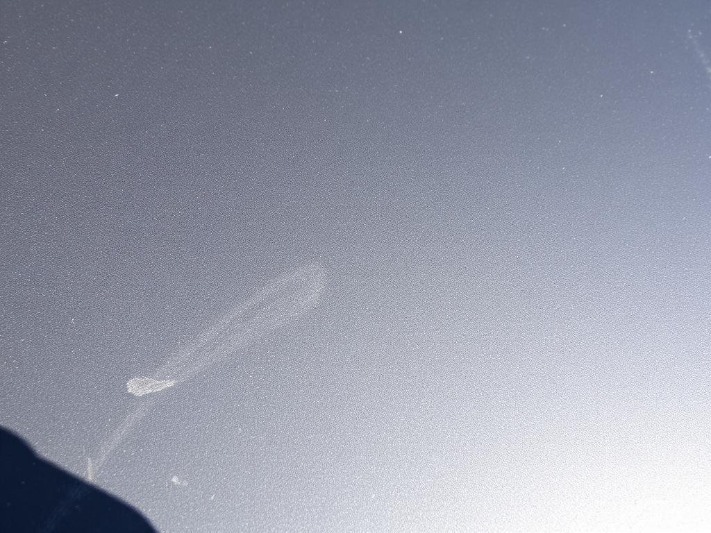Swirled, dull paint before correction